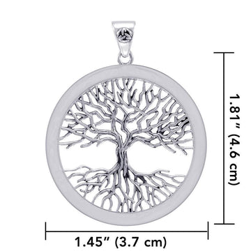 Mickie Mueller Wiccan Tree of Life Sterling Silver Pendant TPD4304